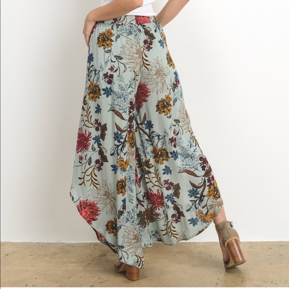 HOST PİcK⭐️Mint floral print pant - Picture 4 of 8